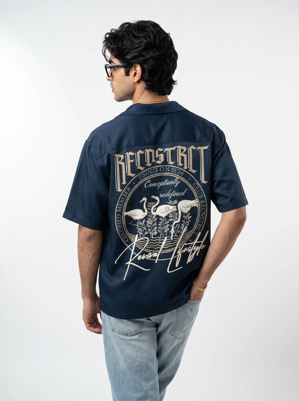 Signature Crepe - Colonial blue by RECNSTRCT