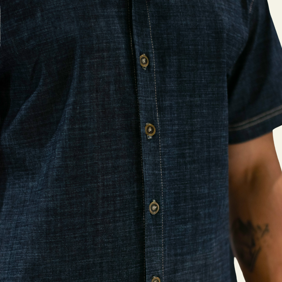 Men’s Blue Shirt - Saturday night fever by Old Gene