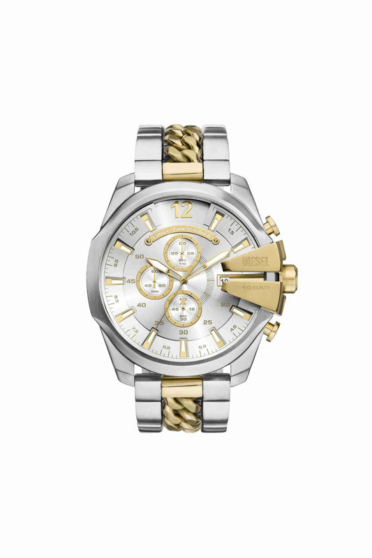 Silver DZ4672 - Mega Chief Two-Tone Stainless Steel Watch