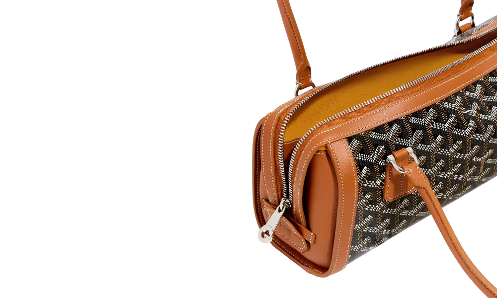 Goyard Bonbonnière Bag in Black & Tan