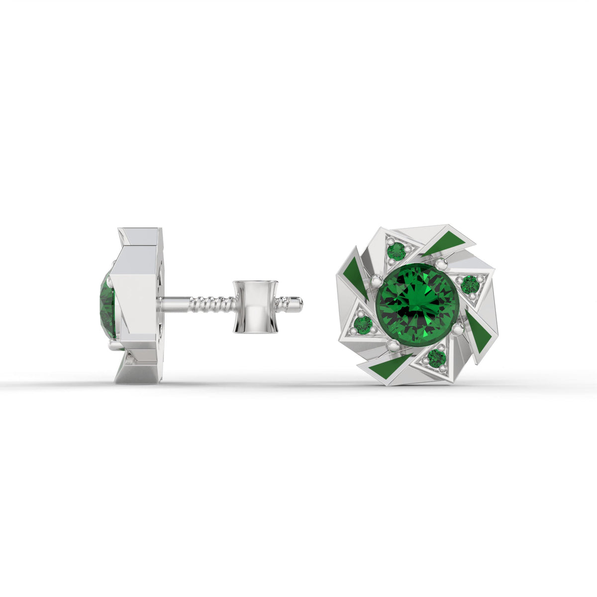 ASTREX STUDS (Green) by The Noble Sculptor