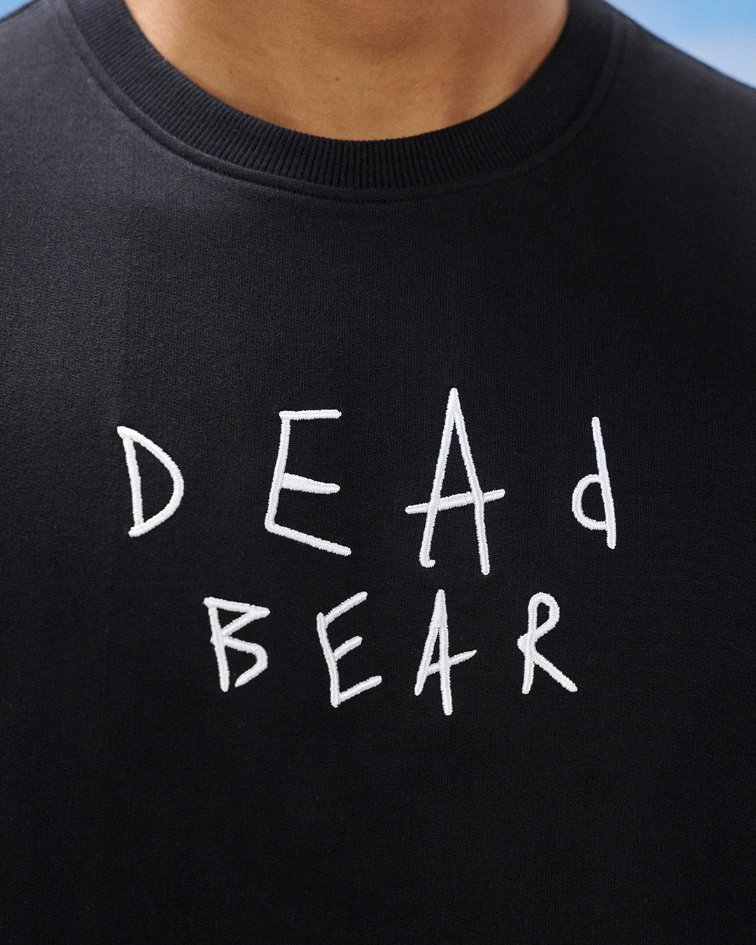Scribbled Logo Tee Black by DEADBEAR