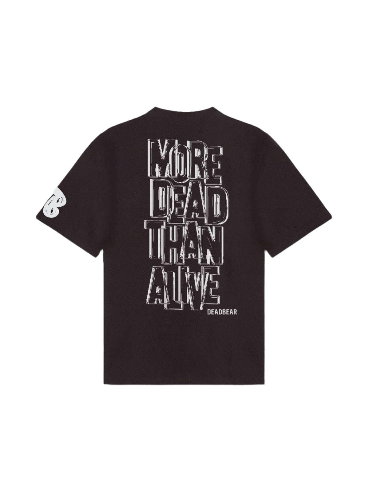 More Dead Than Alive Brown Tee by DEADBEAR