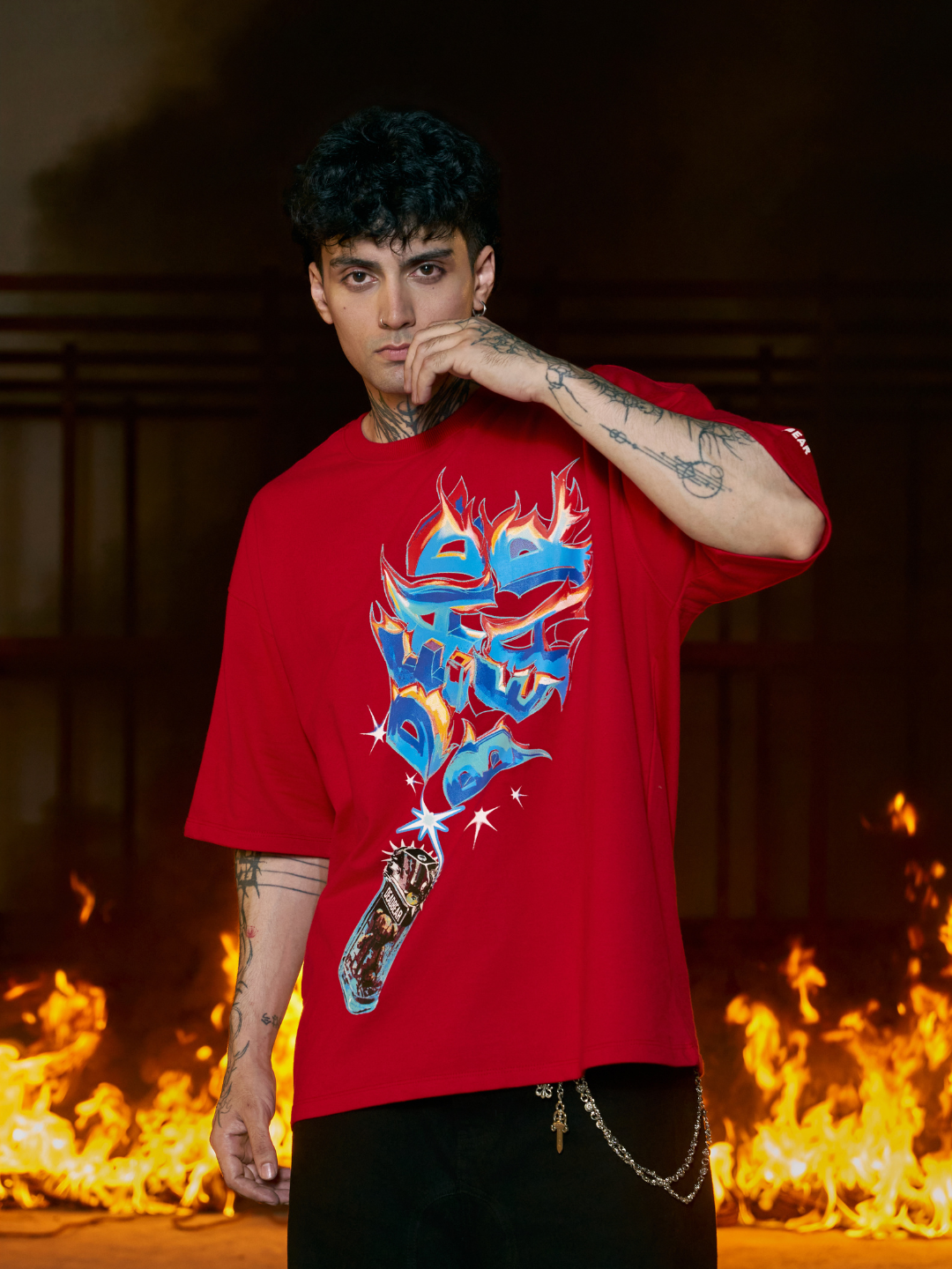 Lighter Tee Red by DEADBEAR