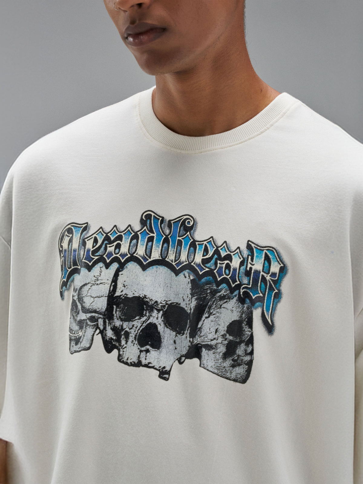 Skeleton 3.0 Tee Cream by DEADBEAR