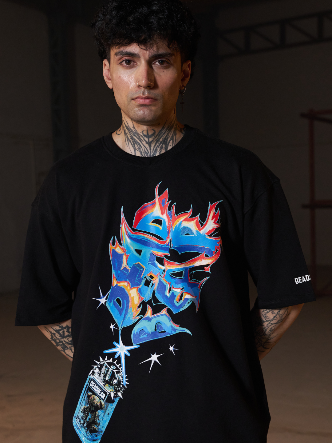 Lighter Tee Black by DEADBEAR