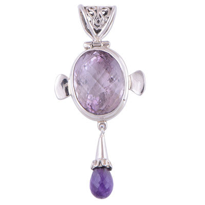 Amethyst 925 Sterling Silver Pendant - R300295-4