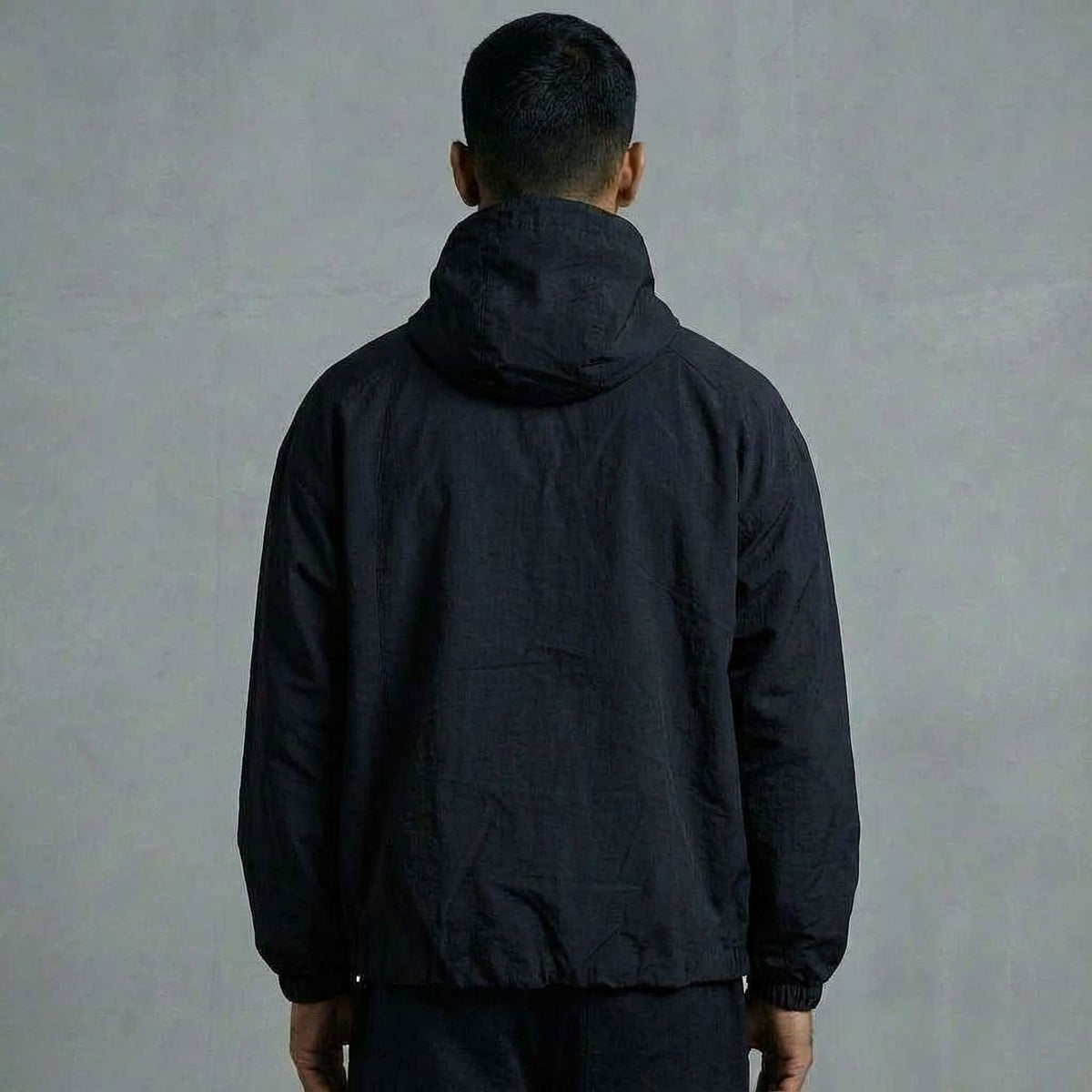 ASYMMETRIC SHELL JACKET- BLACK by GREY AREA