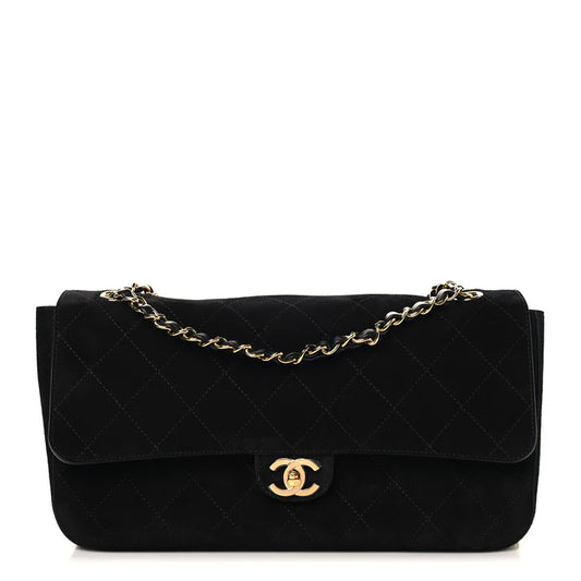 Chanel Suede Calfskin Small Souplissimo Maxi Flap - Zeuskicks