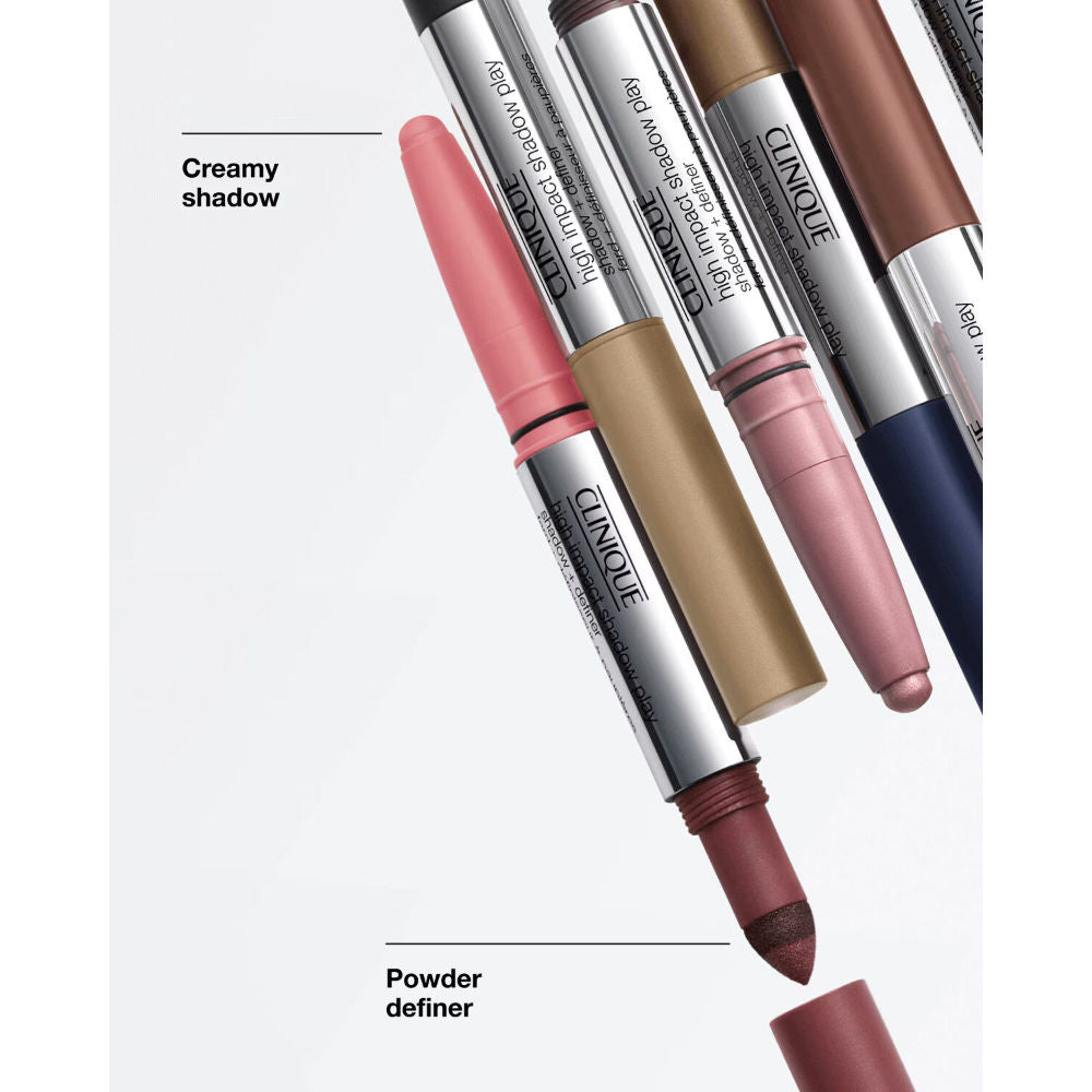 Clinique High Impact Shadow Play Eye Shadow + Definer - Black Honey & Pink Honey