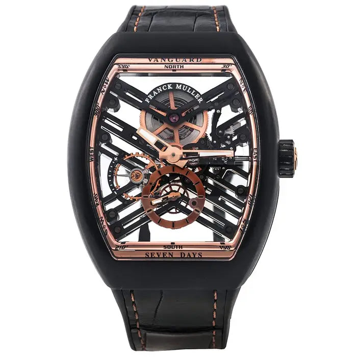 Men’s Franck Muller Vanguard Seven Days 45 V S6 SQT TT NR BR 5 Automatic Watch