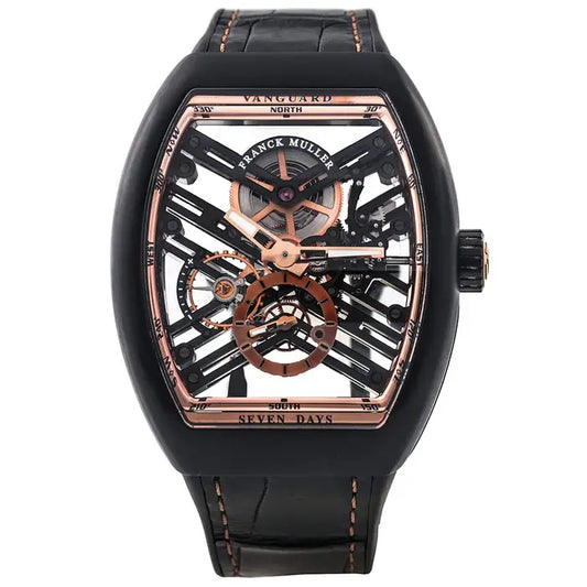 Men’s Franck Muller Vanguard Seven Days 45 V S6 SQT TT NR BR 5 Automatic Watch