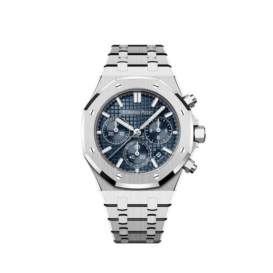 Men’s Audemars Piguet Royal Oak Chronograph 26450ST Blue Dial Steel Watch 2026