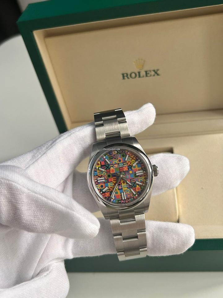 Men’s Rolex Oyster Perpetual 41 134300 Jubilee Dial Steel Automatic Watch 2026