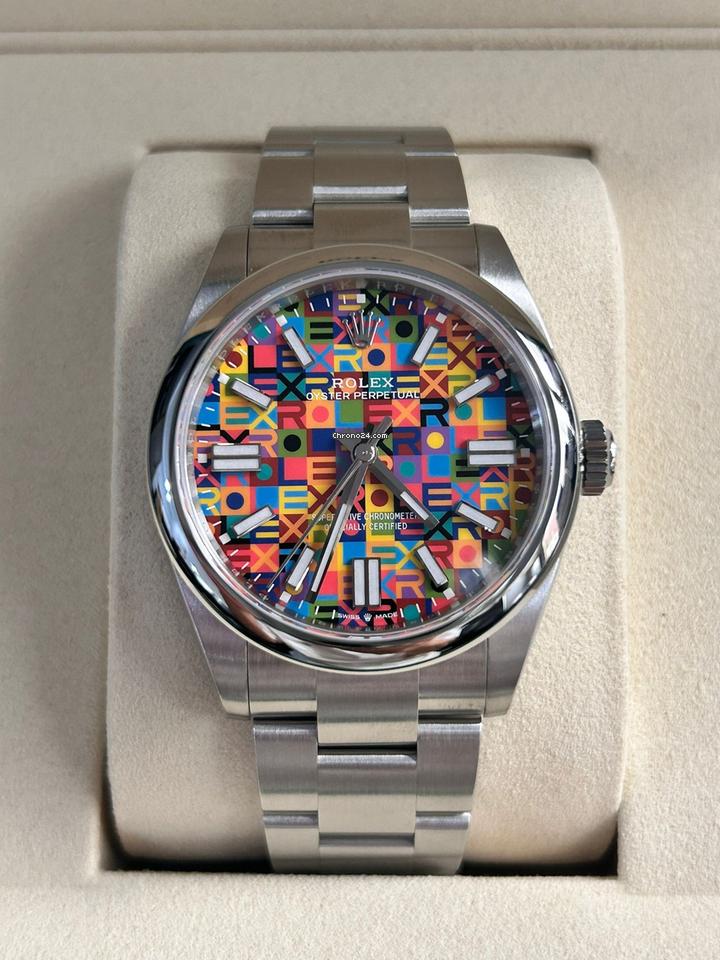 Men’s Rolex Oyster Perpetual 41 134300 Jubilee Dial Steel Automatic Watch 2026