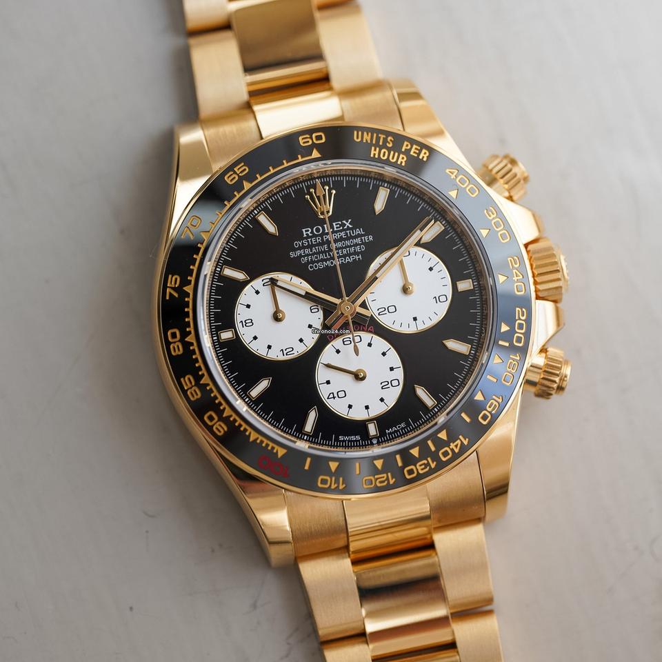 Men’s Rolex Daytona 126528 “Le Mans” Yellow Gold Automatic Chronograph Watch