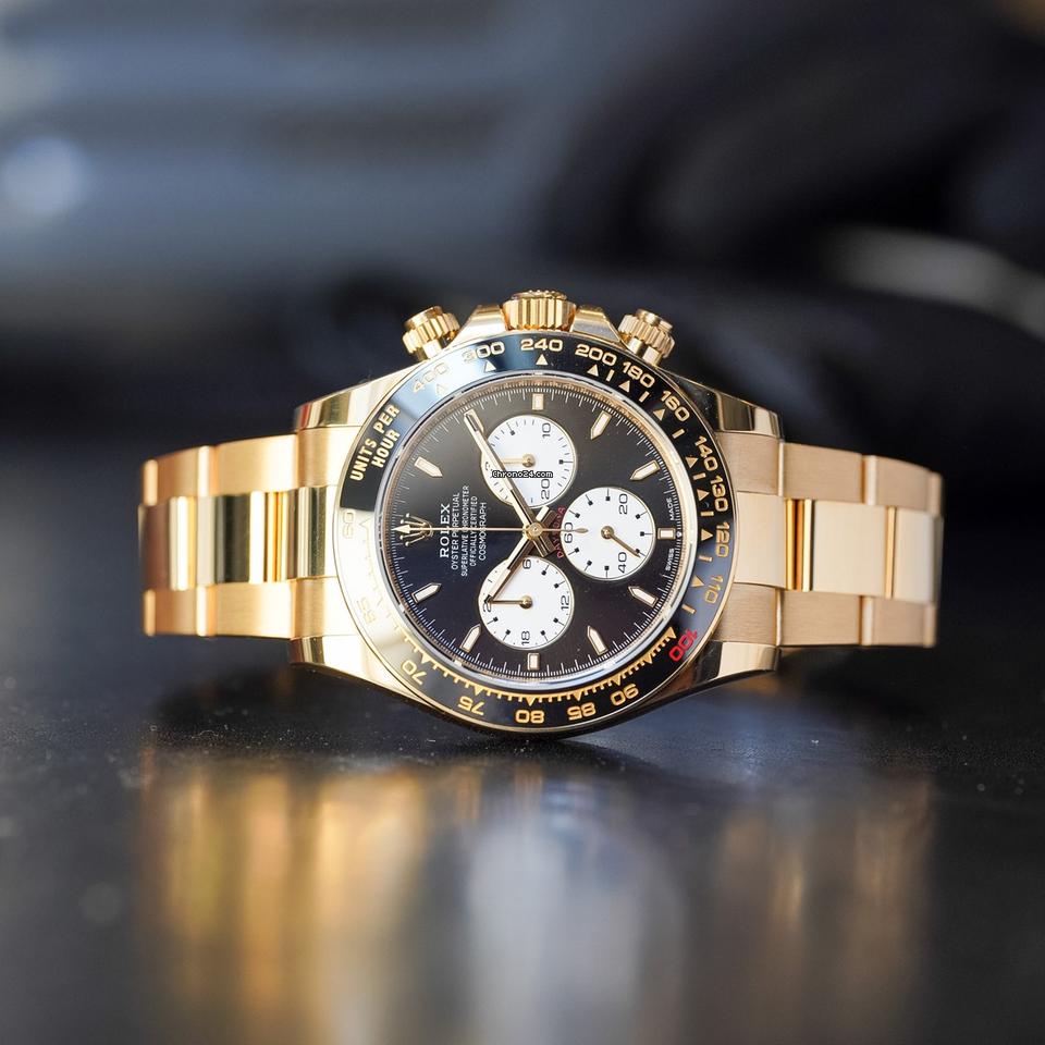 Men’s Rolex Daytona 126528 “Le Mans” Yellow Gold Automatic Chronograph Watch
