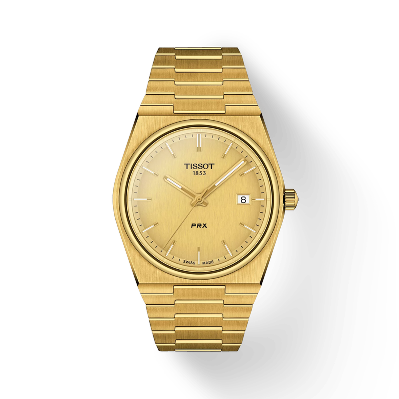 Men’s Tissot PRX T137.410.33.021.00 Quartz Watch – Champagne Dial