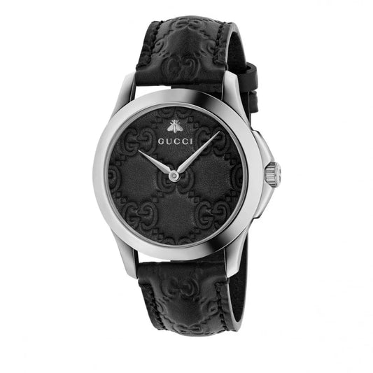 Gucci G Timeless Quartz Black Dial Watch For Men - YA1264031