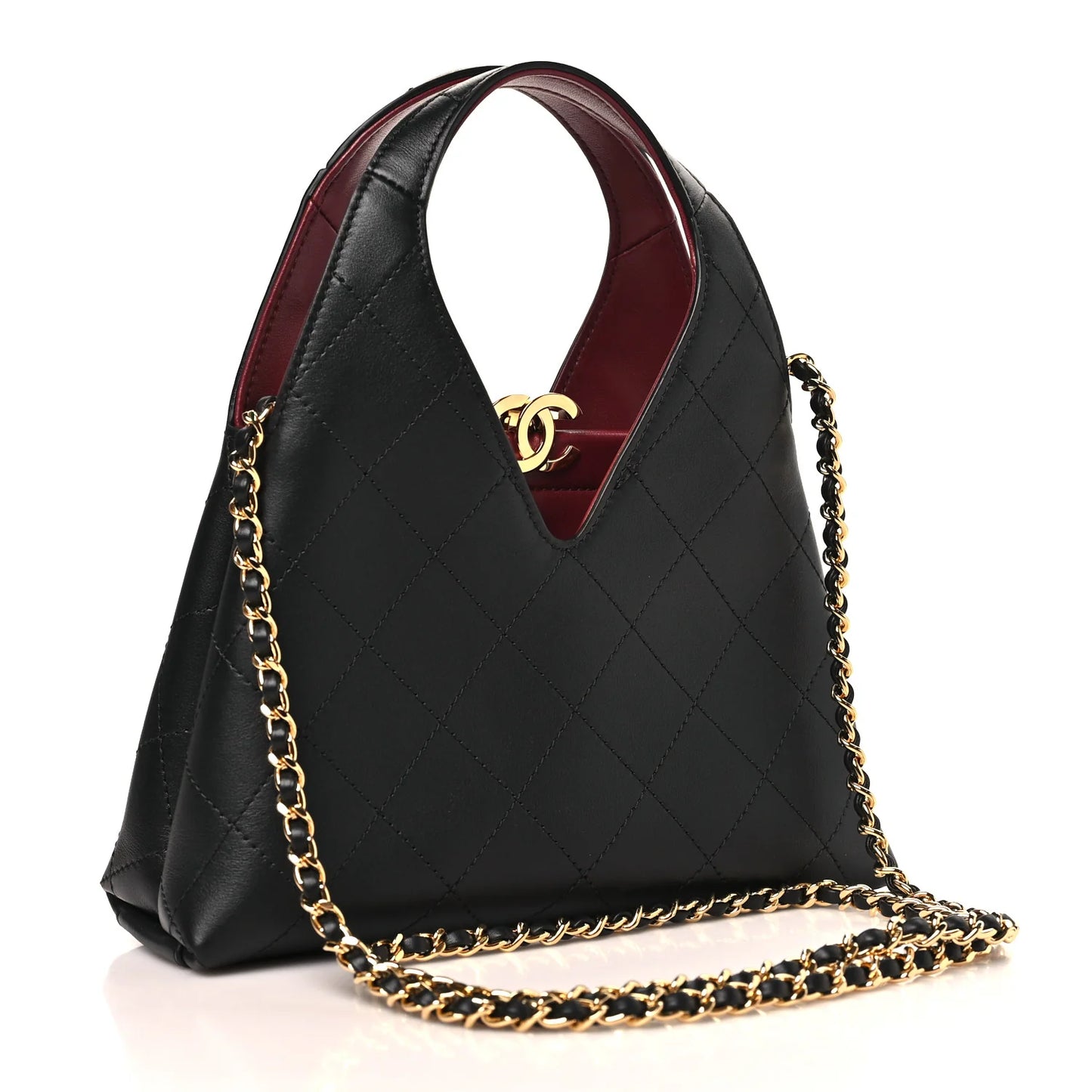Chanel Calfskin Chic Lady Small Shopping Tote – Black