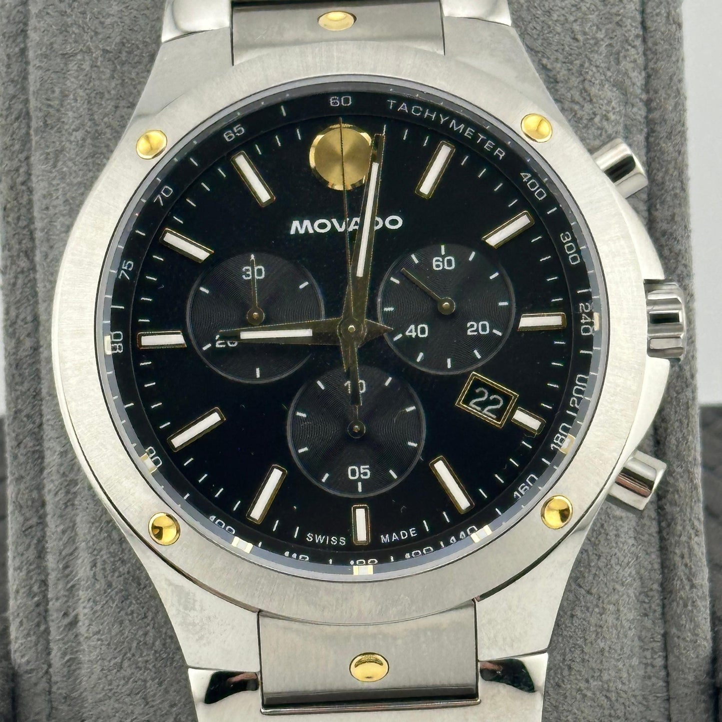 Men’s Movado SE Chronograph 067972 Swiss Quartz Watch