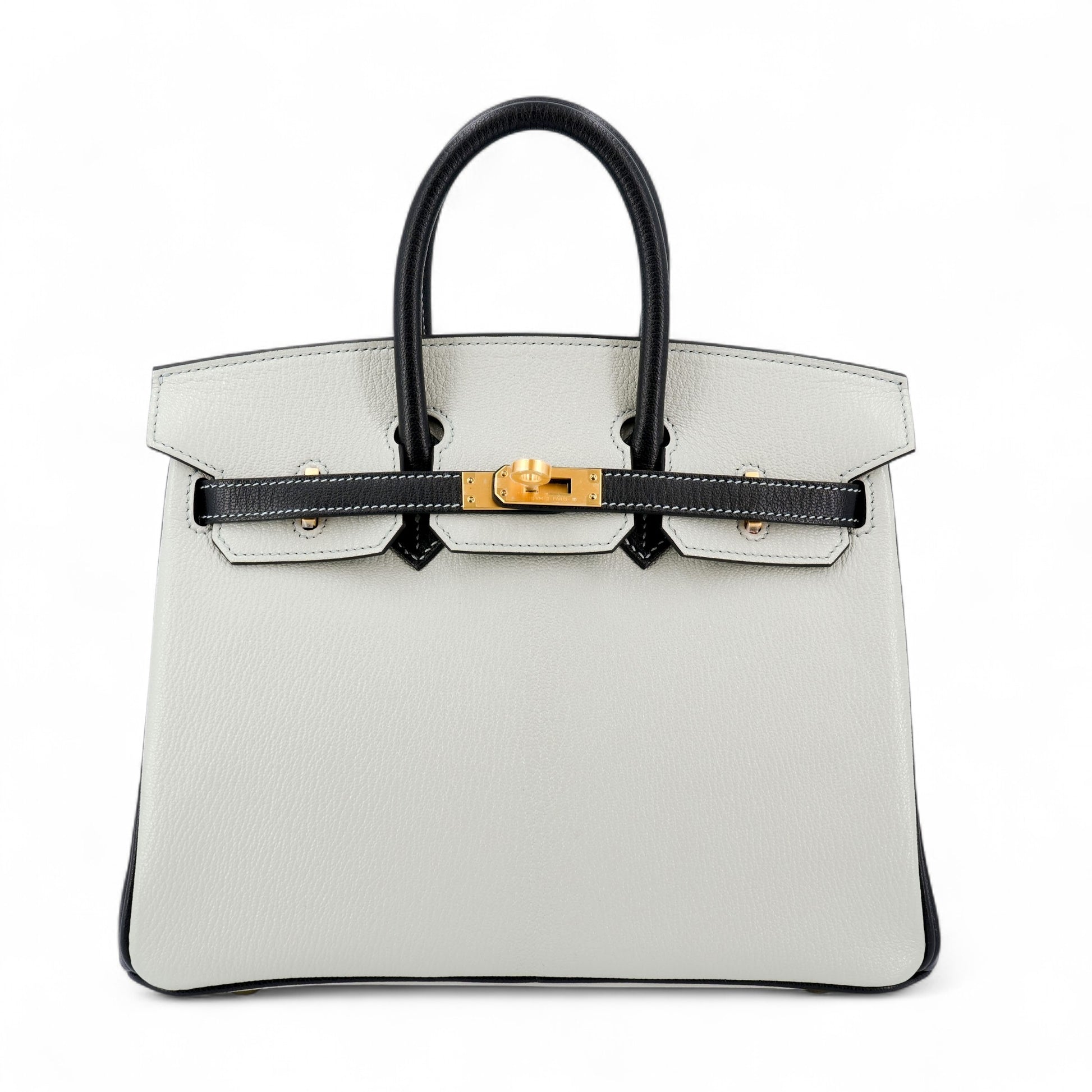 Hermès Special Order Birkin 25 Leather with Brushed Gold Hardware - Zeuskicks