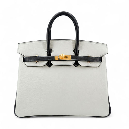 Hermès Special Order Birkin 25 Leather with Brushed Gold Hardware - Zeuskicks