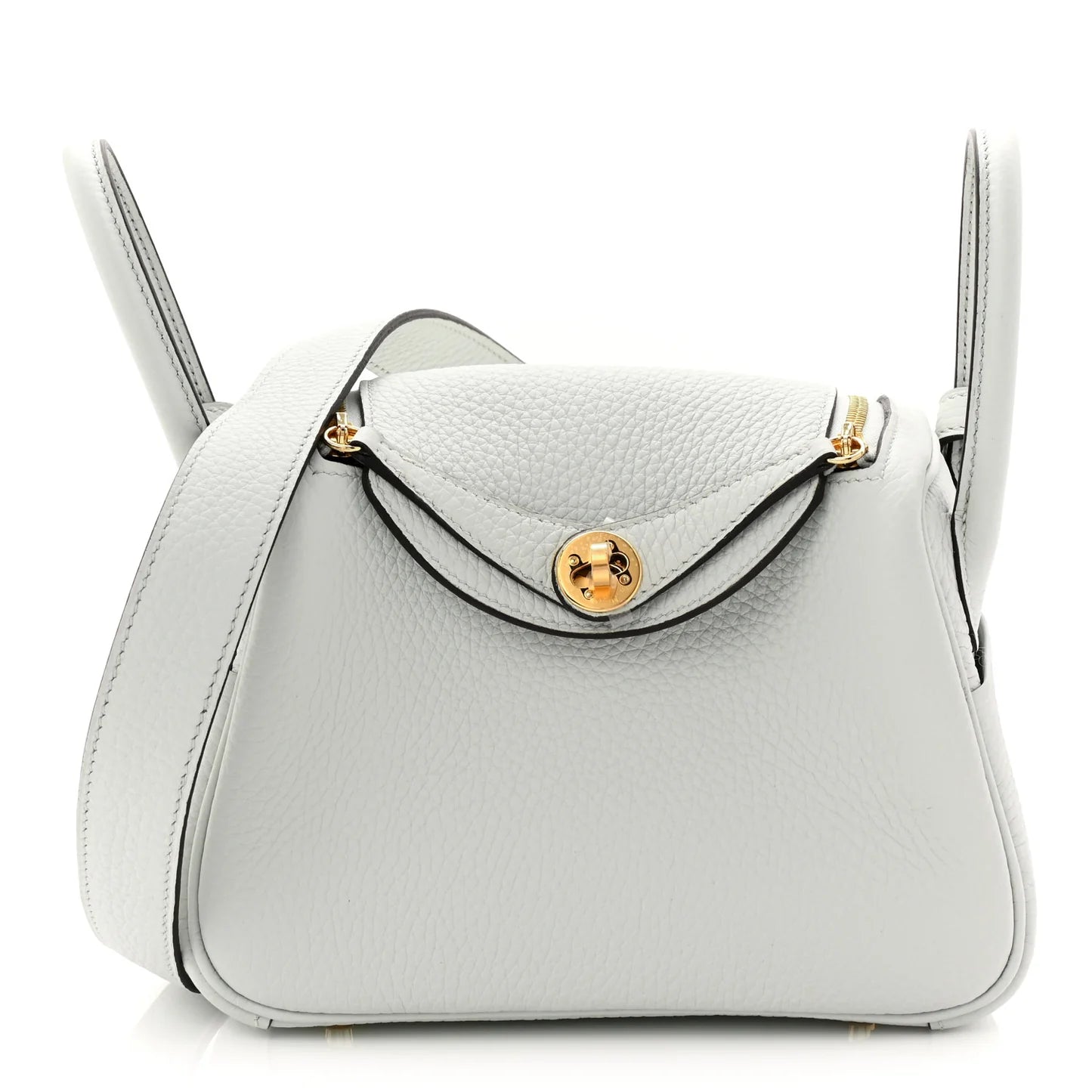 Hermès Mini Lindy 20 – Bleu Pale Taurillon Clemence Leather - Zeuskicks
