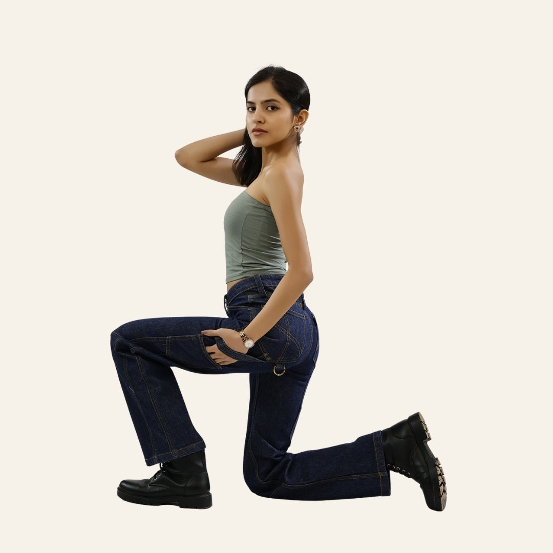 Women's Indigo Jeans - Gold Rush by Old Gene
