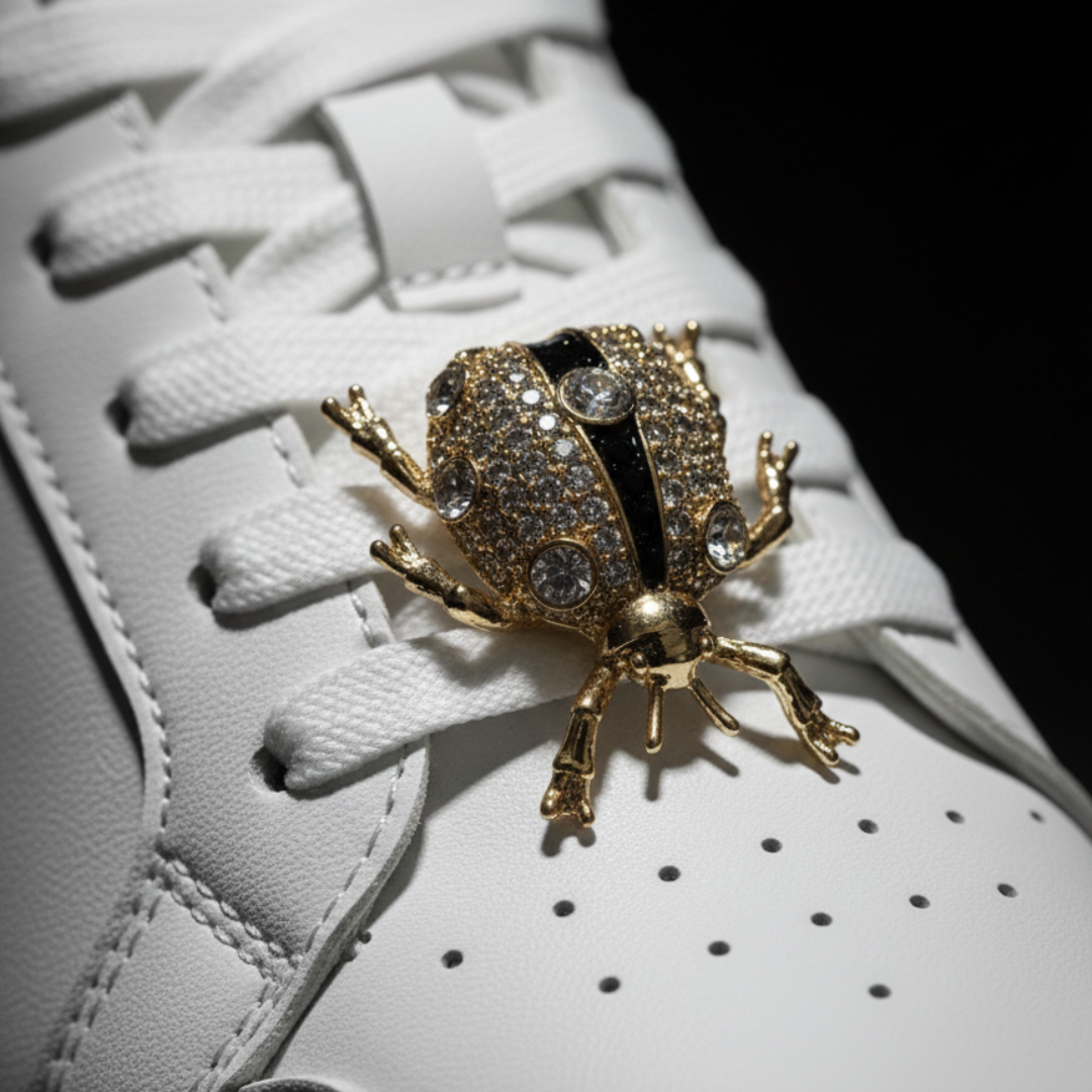 Ladybug Jewel Sneaker Charm | Premium Shoe Charm for Nike, Jordan & Adidas By KNOTTY by KNOTTY