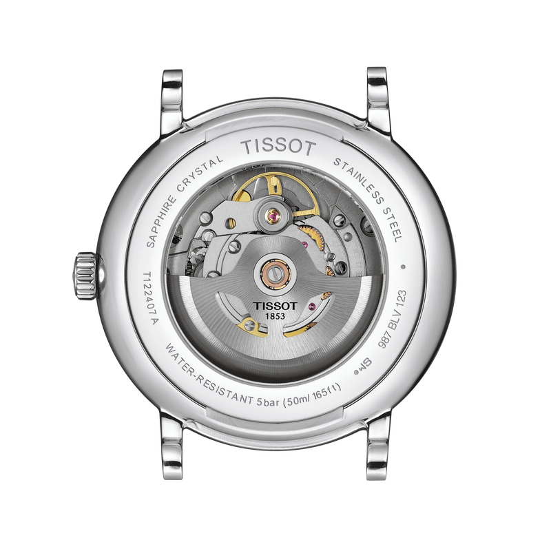 Men’s Tissot Carson Premium Powermatic 80 T122.407.11.033.00 Automatic Watch - Zeuskicks