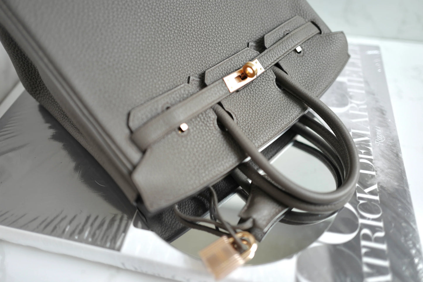 Hermès Birkin 25 – Gris Etain Togo Leather with Rose Gold Hardware (BNIB)