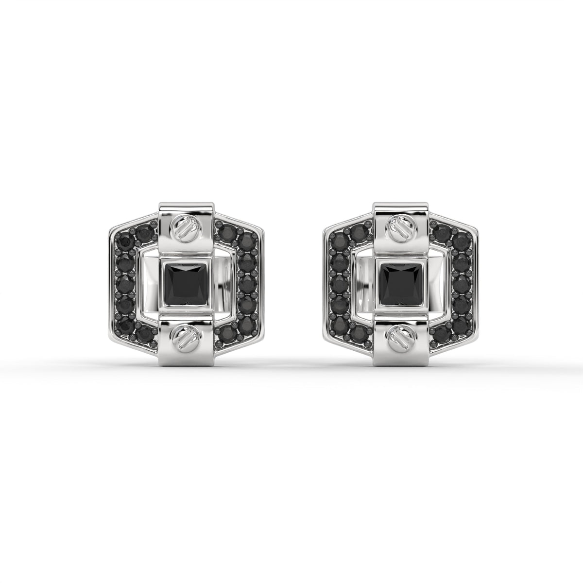 CROWN LOCK STUDS by The Noble Sculptor