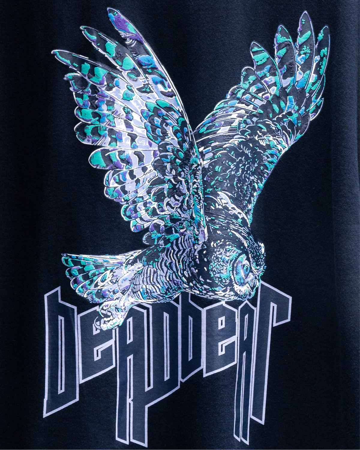 Messenger Tee Navy by DEADBEAR