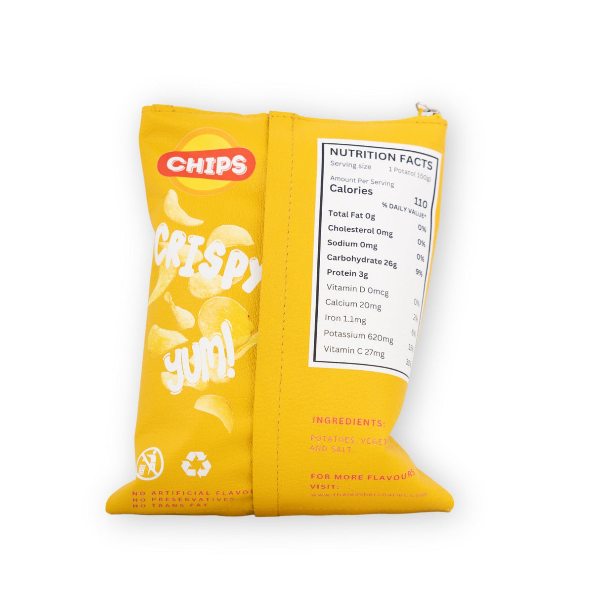 Chips Bag. by leather charms