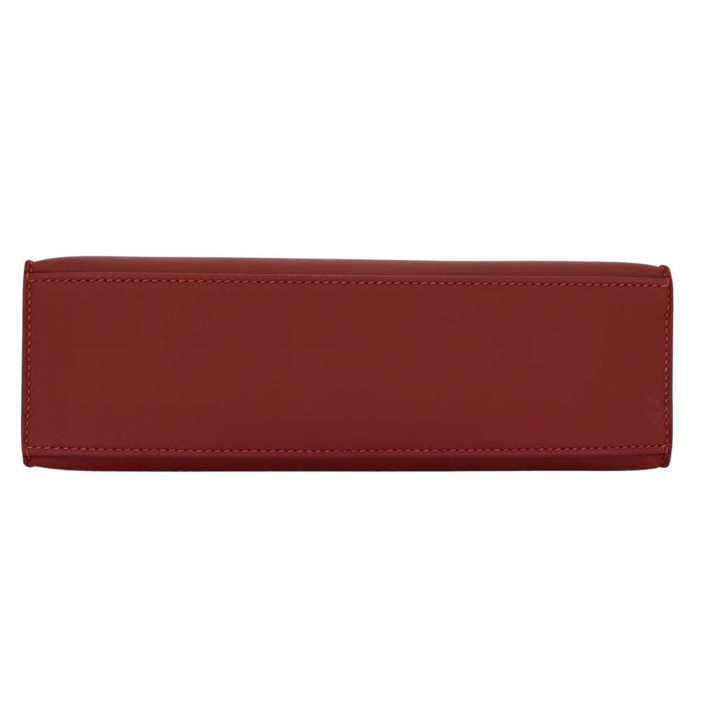 Hermès Kelly Pochette – Rouge H Swift Leather with Gold Hardware - Zeuskicks