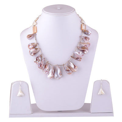 925 Sterling Silver Shell Jewellery Set - R5300002-4