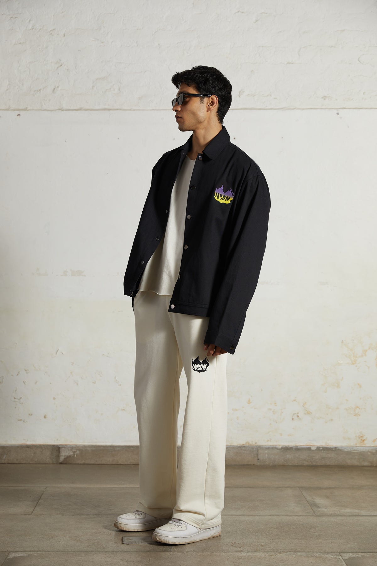 'Your Gram Sucks' Cotton Twill Shacket by Kilogram
