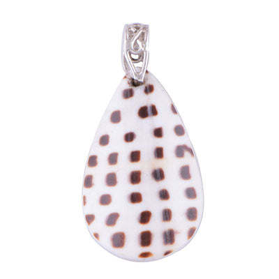 Shell 925 Sterling Silver Pendant - R100097-4