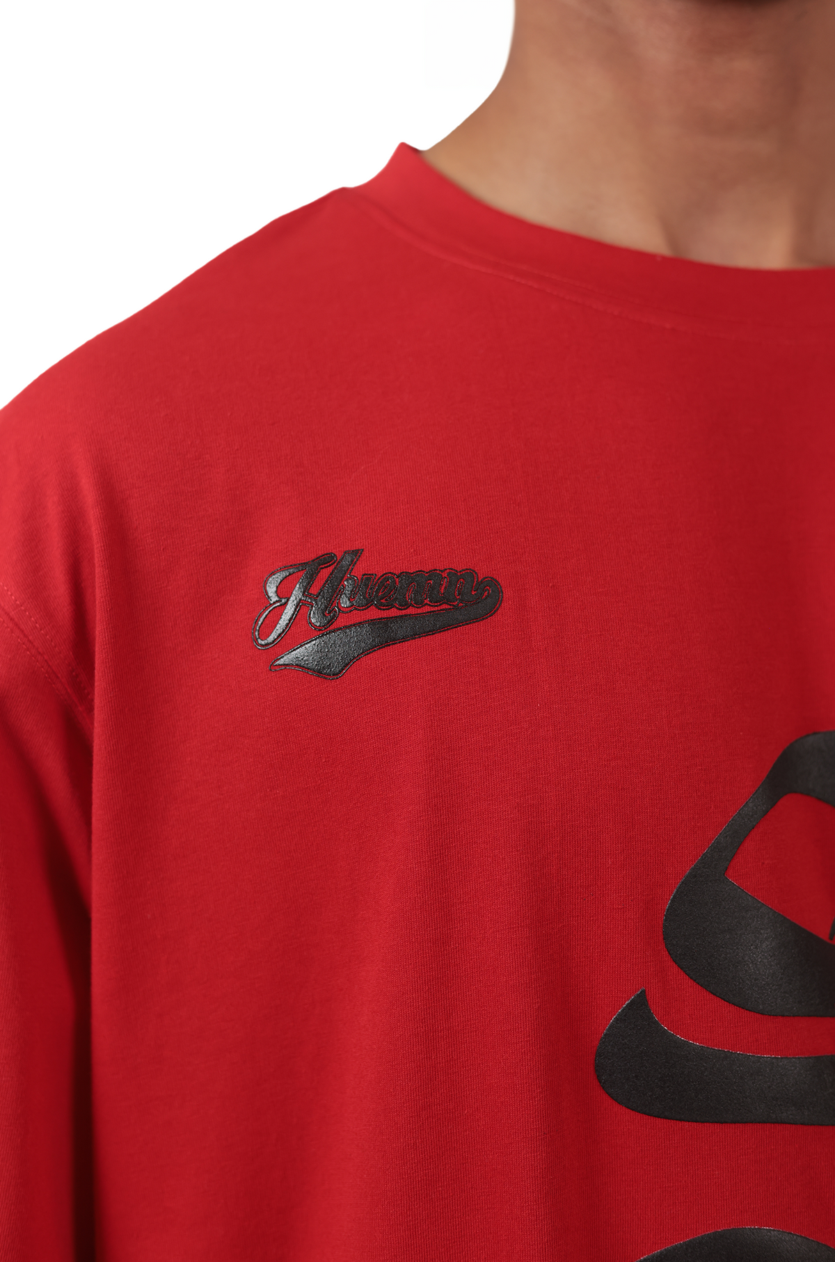 Shreyas Iyer x HUEMN 'SI' monogram T-shirt (Red) by HUEMN
