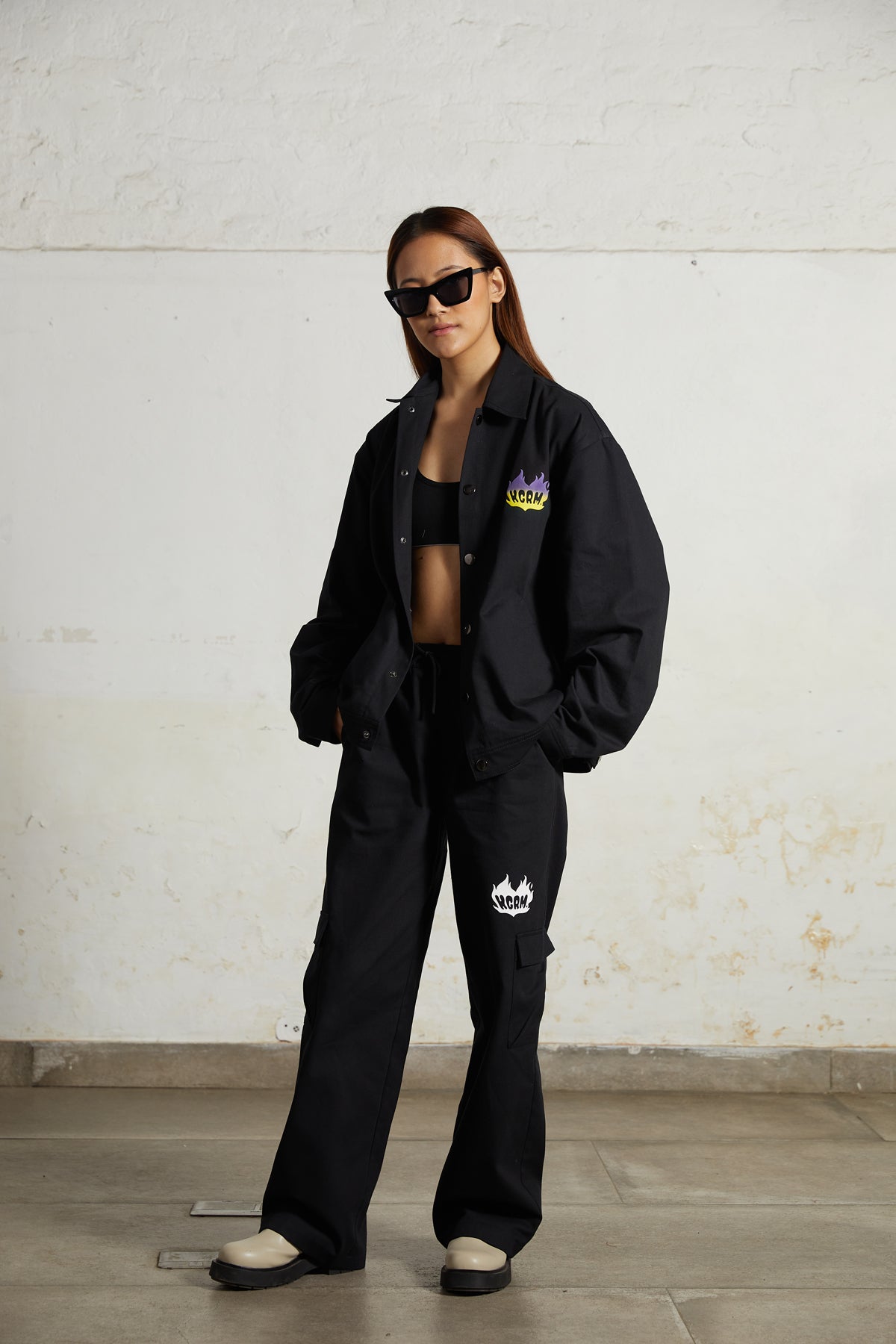 ‘KGRM Flame' cargo pants by Kilogram