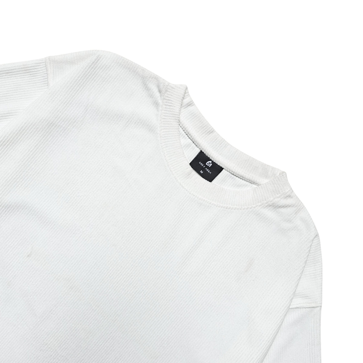 WHITE CORDUROY TSHIRT by GREY AREA