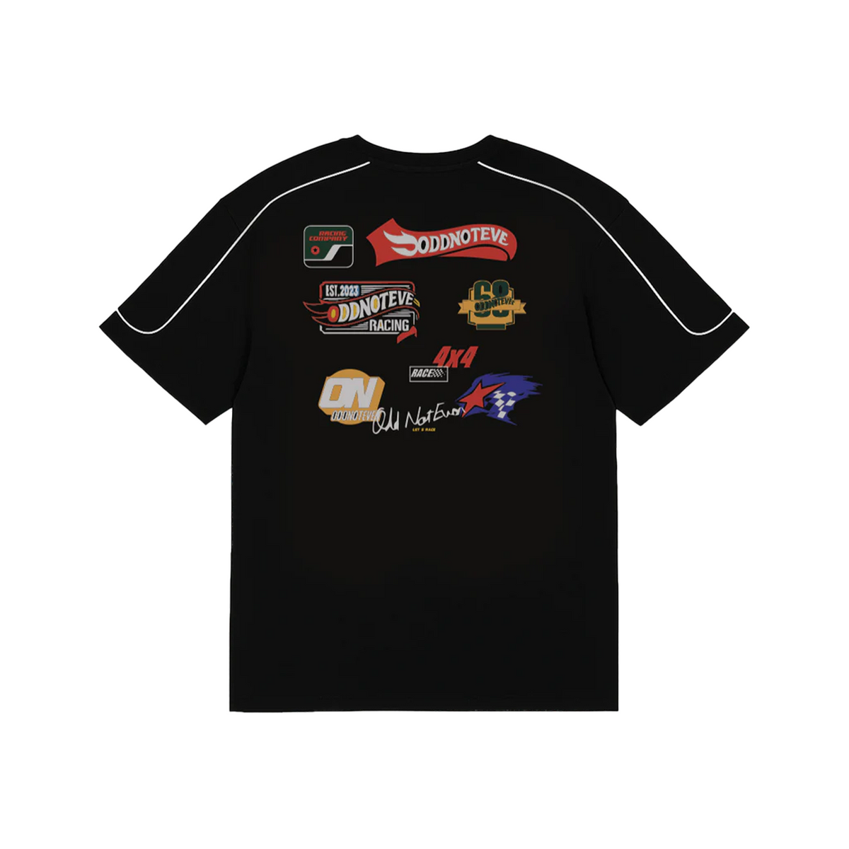 Racer Black Tshirt by oddnoteven