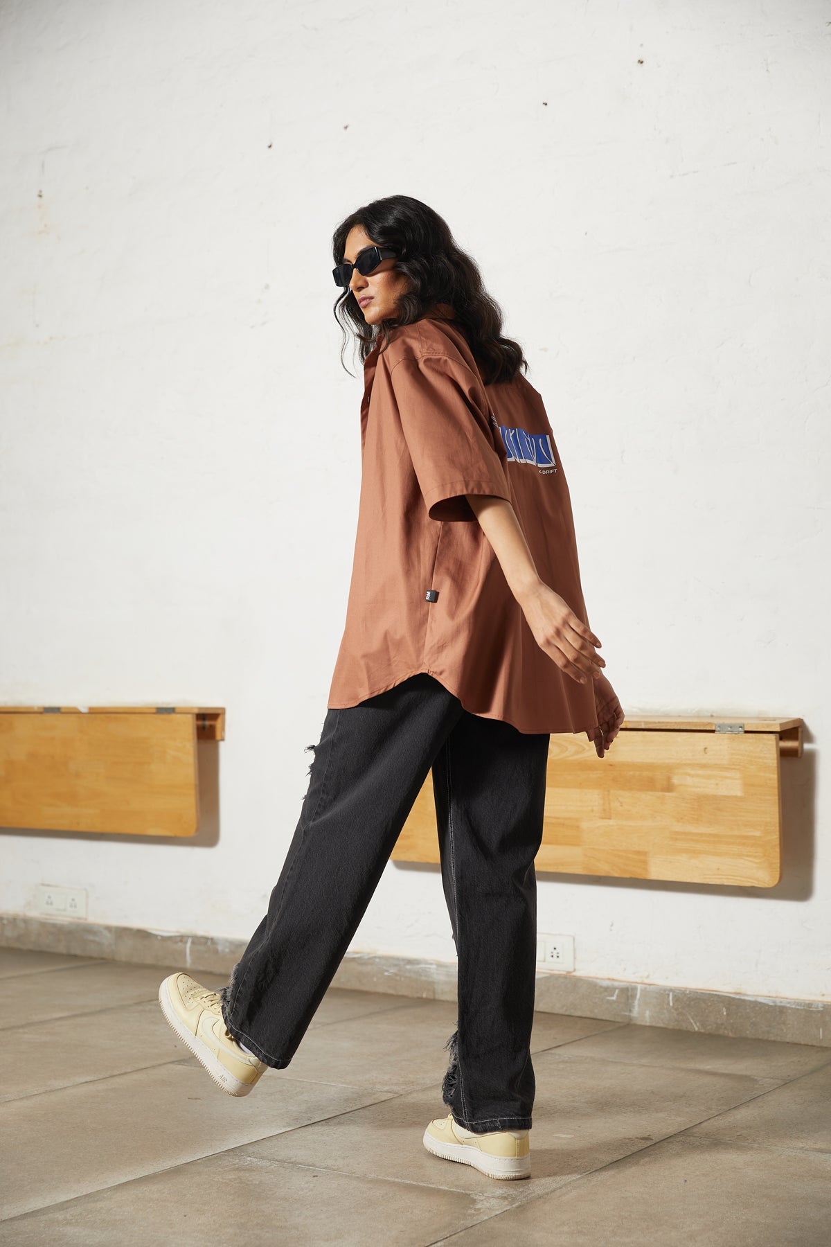 ‘K-Drift' Cotton Shirt by Kilogram