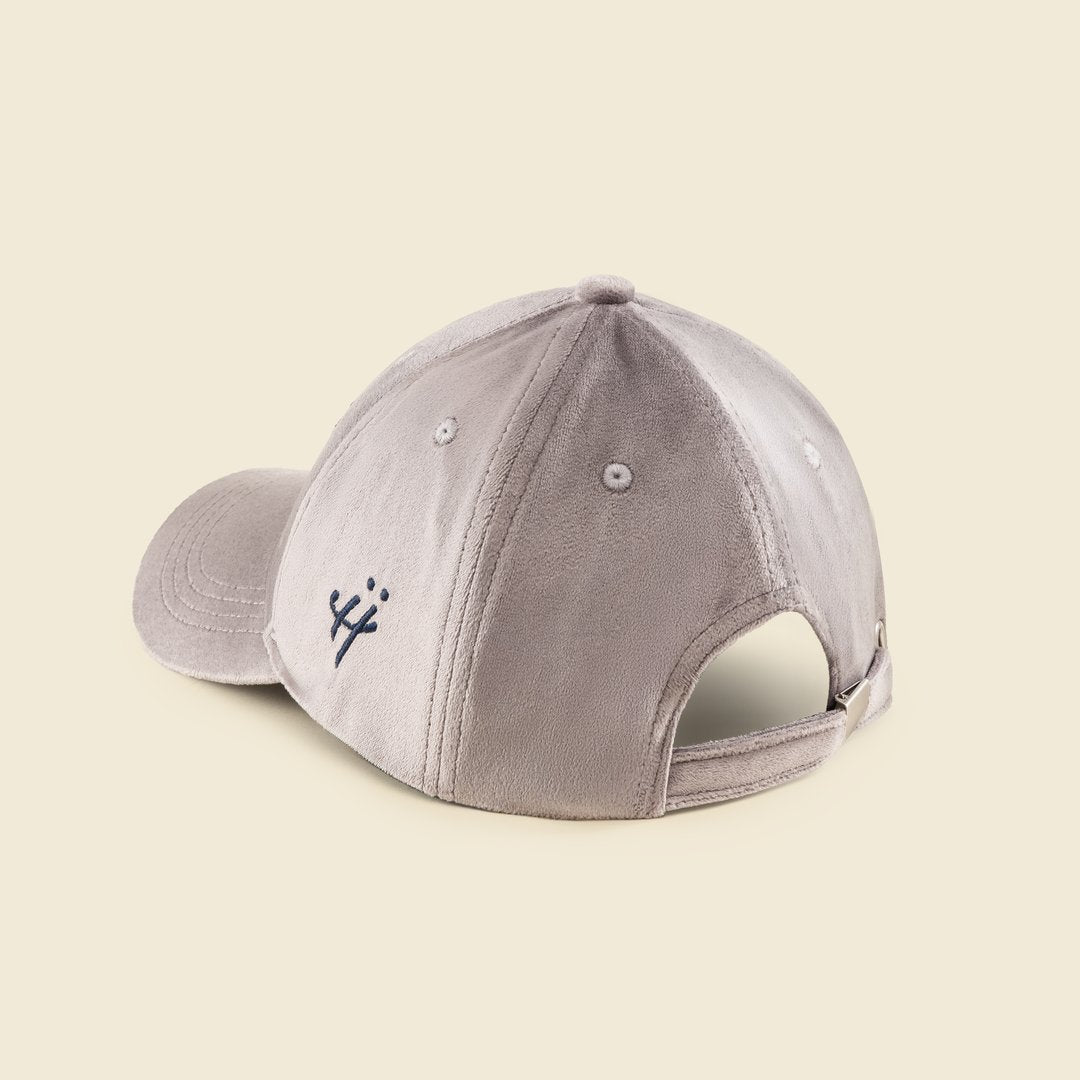 "Letting go to move forward" suede cap by HUMBLEHEADS