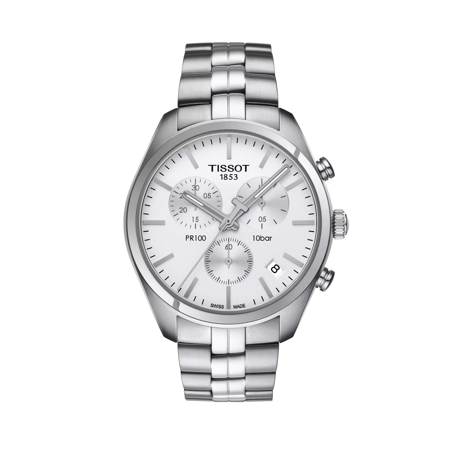 Men’s Tissot PR 100 Chronograph T101.417.11.031.00 Quartz Watch - Zeuskicks