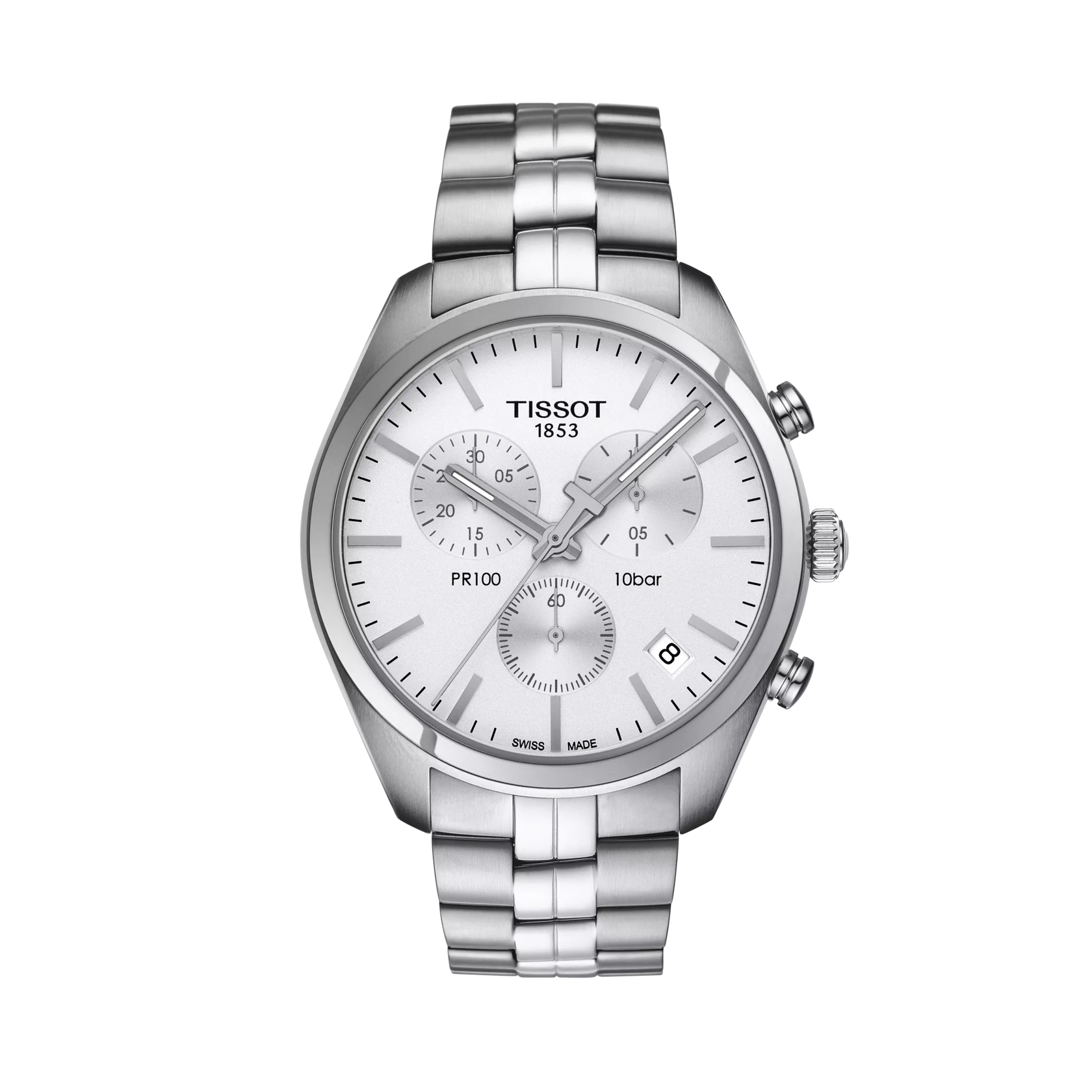 Men’s Tissot PR 100 Chronograph T101.417.11.031.00 Quartz Watch - Zeuskicks