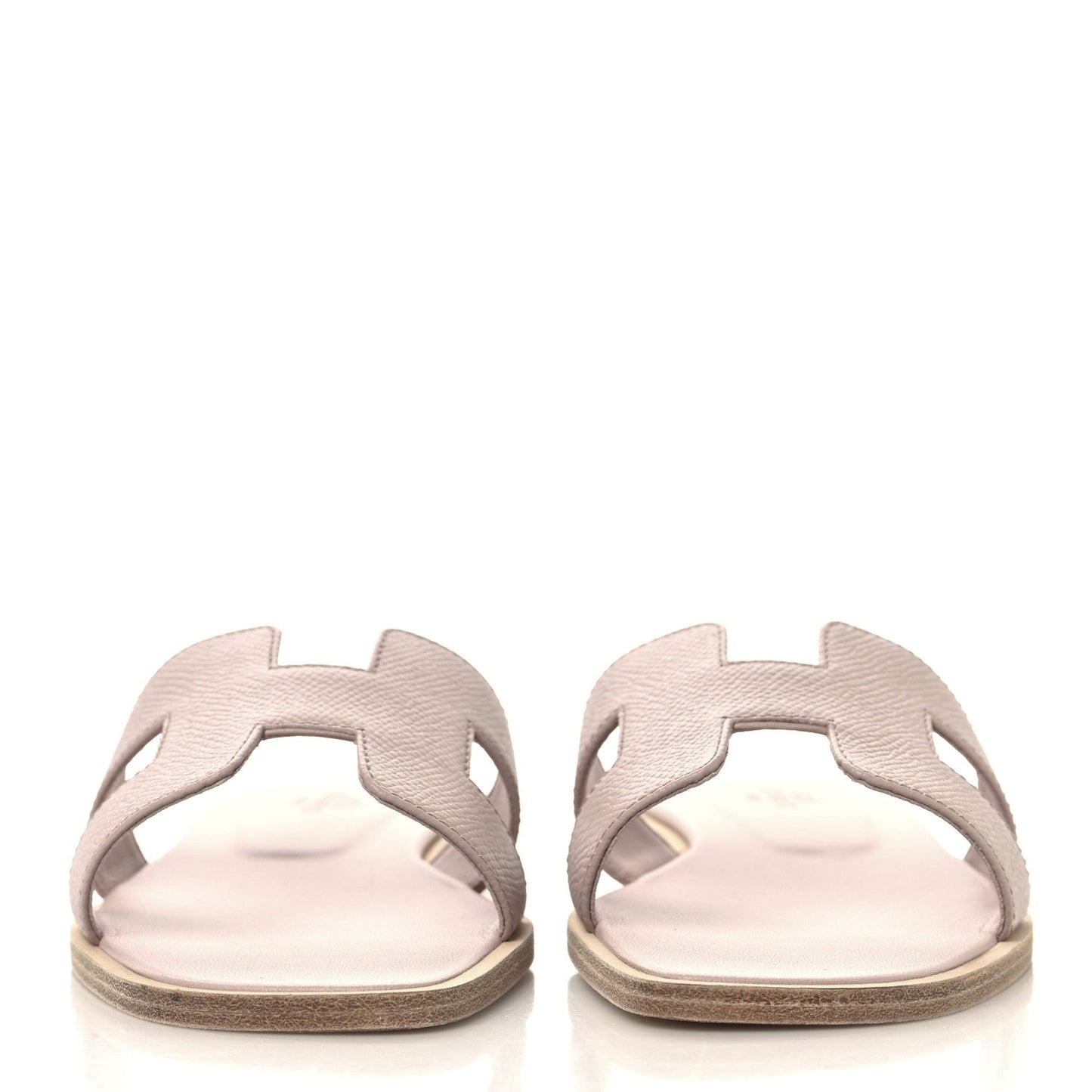 Hermès Oran Sandals – Rose Porcelaine Epsom Calfskin Edition