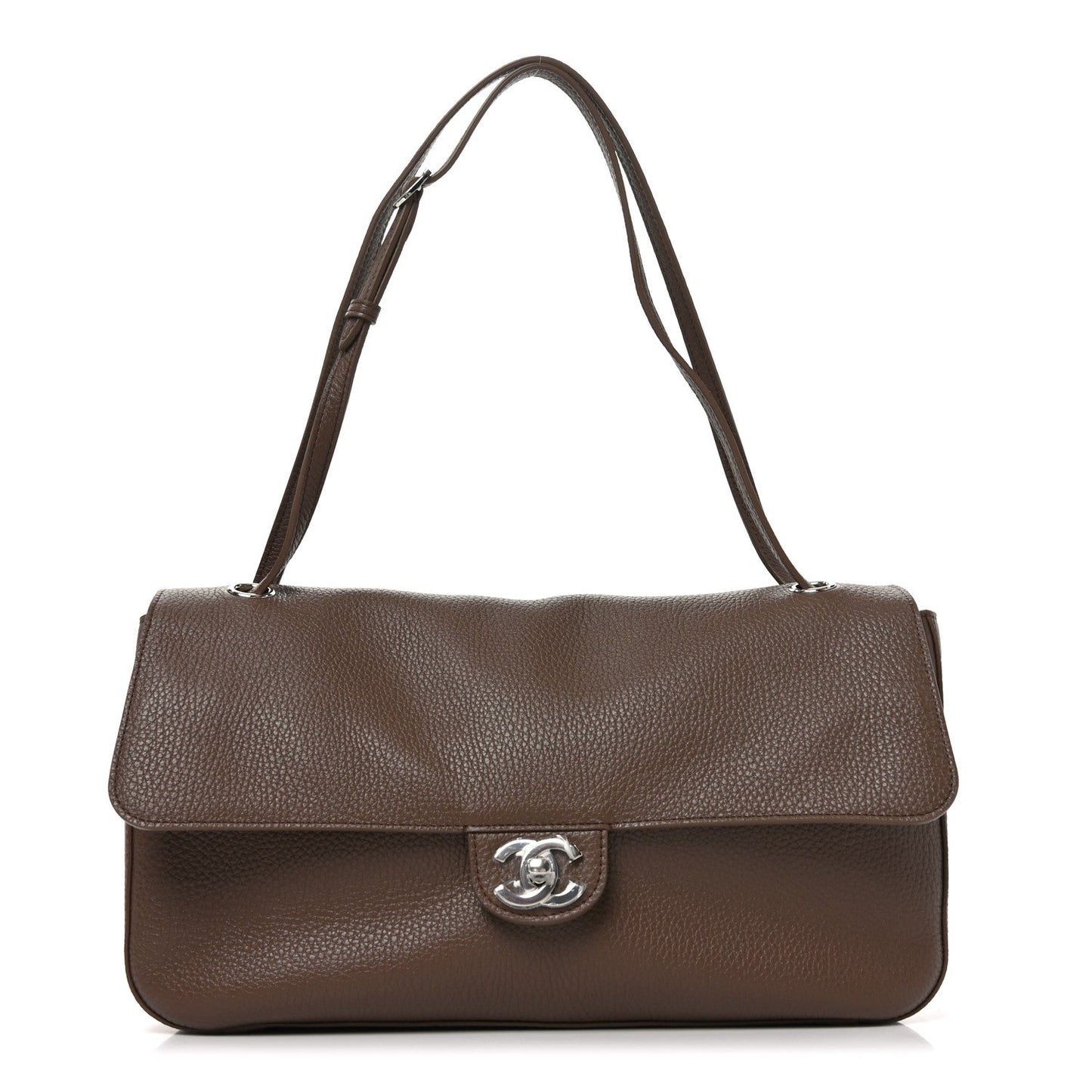 CHANEL Small Souplissimo Maxi Flap – Light Brown Grained Calfskin
