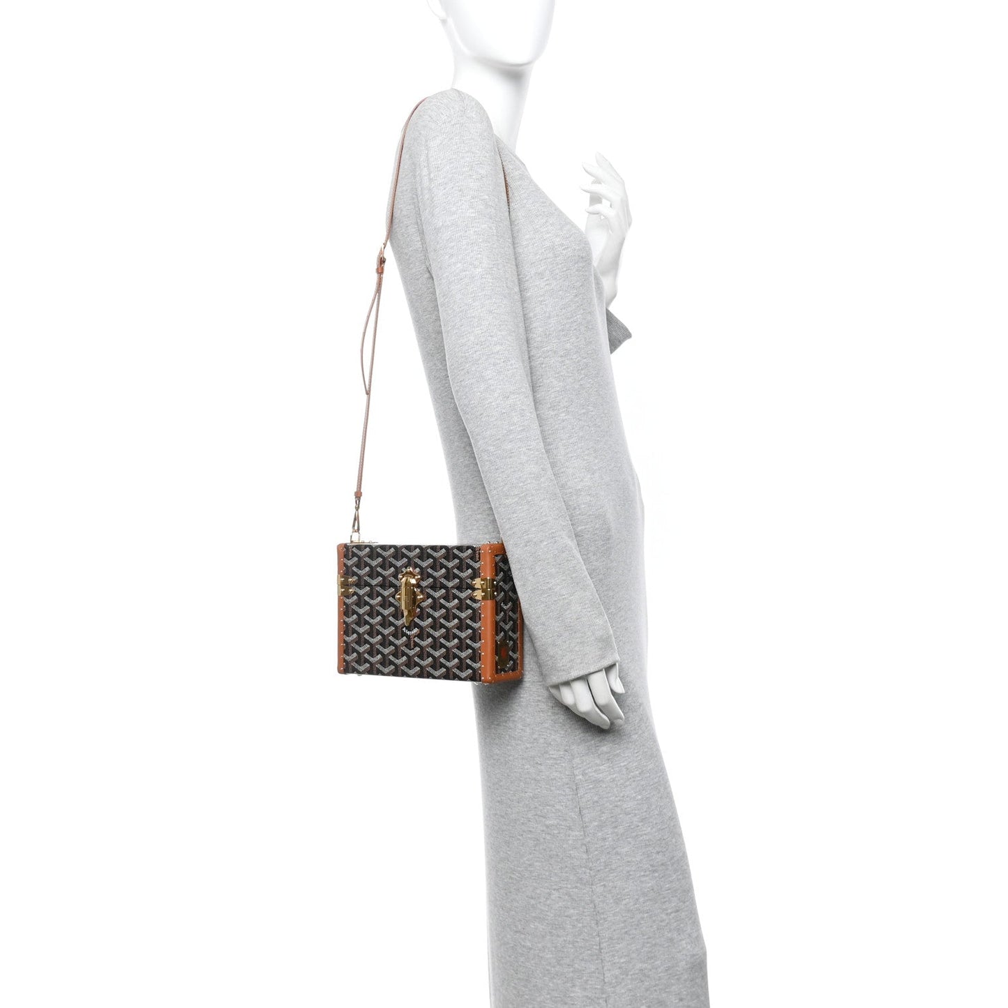 Goyard Cassette Trunk Bag – Black & Gold